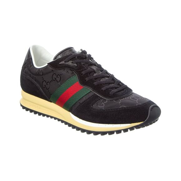 Gucci Other - Gucci Re-Motion Gg Canvas & Suede Sneaker